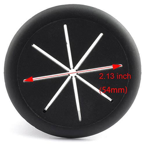 Hj Garden GROM-PP61-B2 2Pcs 2-3/8 Inch Flexible Desk Cord Grommets Wire Organizer Hole Cover For Managing And Hiding Office Pc Desktop Cable thumb #2