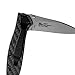 Kershaw Leek Carbon Fiber (1660CF); Pocket Knife with 3 Stonewashed CPM 154 Steel Blade, Black Carbon Fiber Handle, SpeedSafe Assisted Opening, Frame Lock, Tip Lock and Reversible Pocketclip; 2.3 OZ