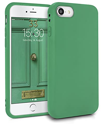 MyGadget Cover per iPhone SE 2022 | 2020 | 7 | 8 - Custodia Protettiva in Silicone Morbido – Case TPU Flessibile - Ultra Protezione Antiurto - Verde Smeraldo