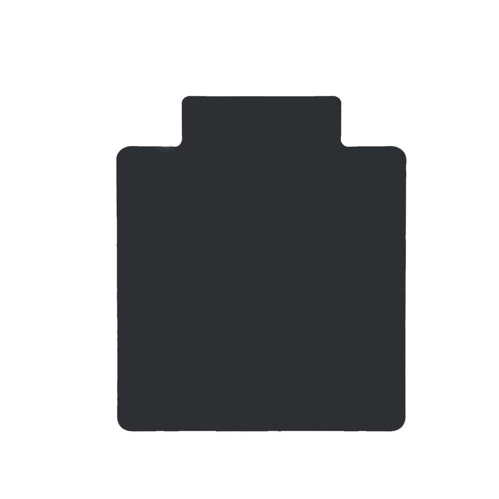 DESKU Office Desk Chair Mat with Lip – PVC Mat for Hard Floor Protection, Black, 45 Inches x 53 Inches, Made in The USA, Home Office Supplies