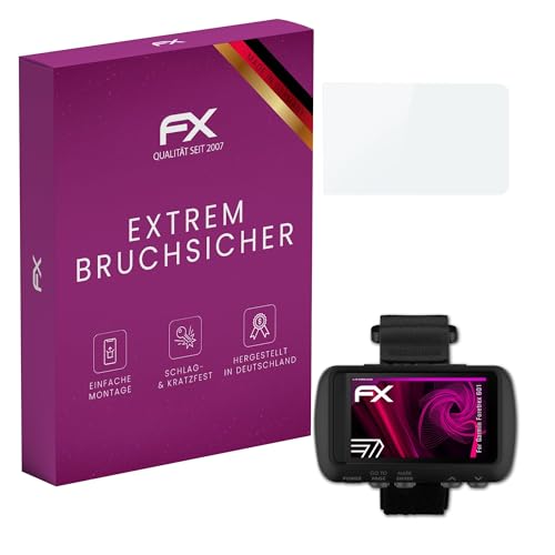 atFoliX Plastic Glass Protective Film compatible with Garmin Foretrex 601 Glass Protector, 9H Hybrid-Glass FX Screen Protector