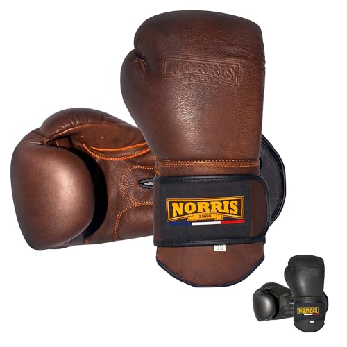 Old School Leather Boxing Gloves 12oz for Men & Women