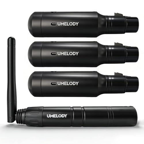 Umelody Wireless DMX512 Transmitter Receiver Kit, 2.4GHz Stage Lighting Control System...