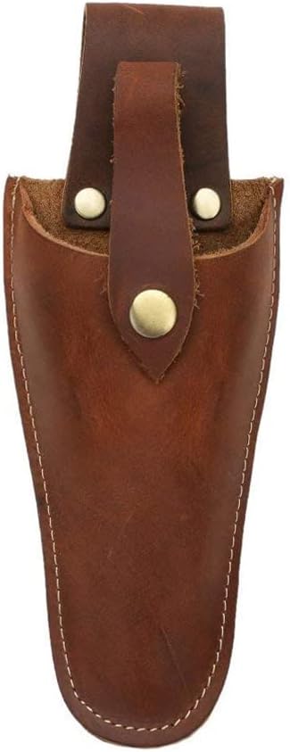 Tool Belt Pouch, Durable Leather Sheath Gardening Tool Holster Case Bag for Garden Pruning Pliers Shears Secateurs Scissors or Knife, Tool Gifts for Men Dad Husband Boyfriend Him