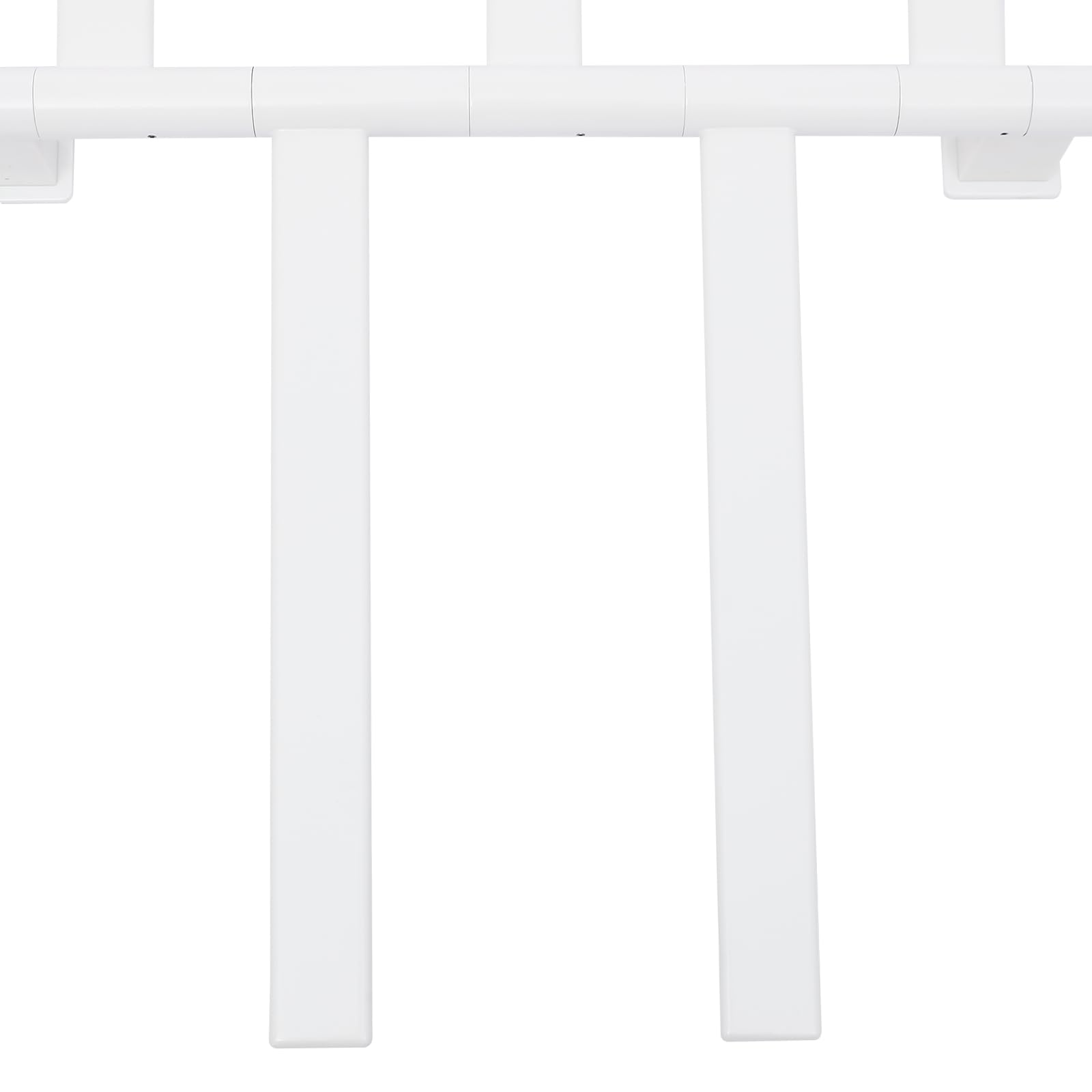 Scaldasalviette elettrico girevole a 180°, intelligente LED touch screen, portasciugamani rotante, per bagno, montaggio a parete, scaldasalviette (bianco)