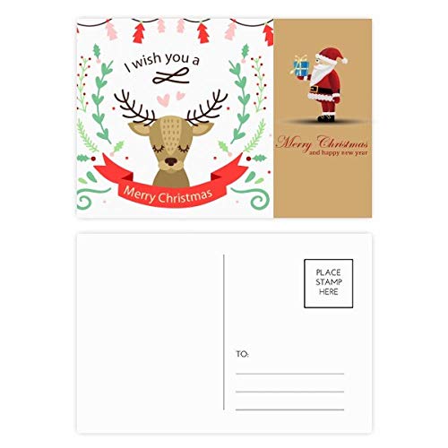 Cartes postales de Noël de qualité supérieure avec beau Père Noël