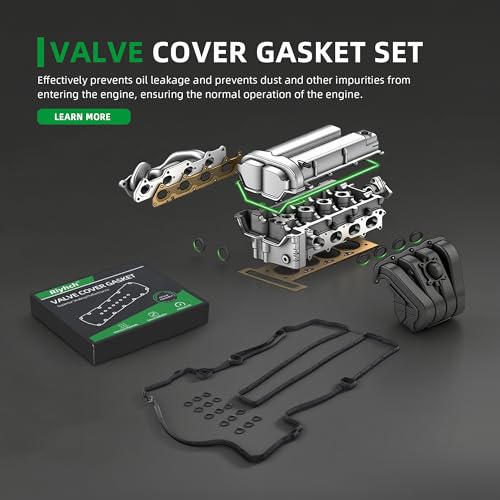 Image of Valve Cover Gasket Set VS50807R for Buick Encore 2013-2021, for Chevy Cruze /Volt 2011-2015, for Chevy Sonic 2012-2020, for Chevy Trax 2015-2020, for Cadillac ELR 2014-2016, 1.4L L4