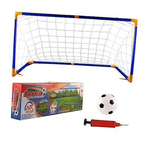 Abaodam DIY Football Net Handmade Football Door Soccer Goal Door Sports Toys Training Game Toy Portable Assembly Soccer Gate for Boys and Girls