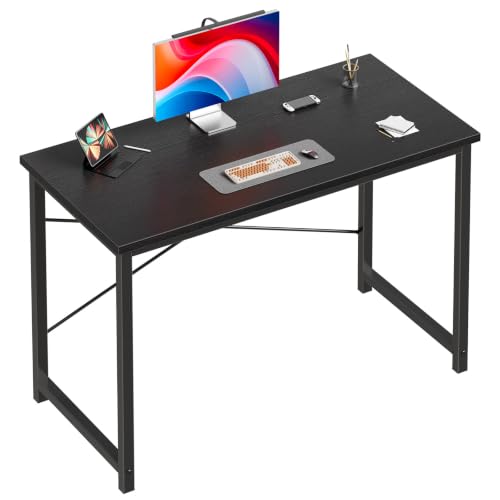 Image of OLIXIS 47-Inch Large Computer Desk for Home Office, Black