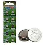 10 X AG7 LR927 LR57 395 399 SR927W SR57 PoundMax ALKALINE BUTTON CELL BATTERY