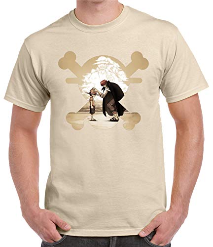 Camiseta de Hombre One Piece Manga Anime Luffy Sanji Roronoa 008 M