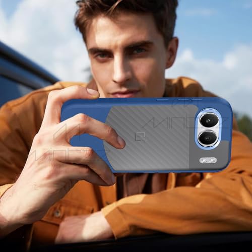 Image of MINTZZ Ultra-Hybrid Shockproof Back Cover Case for OnePlus Nord 4 | Camera Protection Bump | Premium Grip | Shockproof Back Cover for OnePlus Nord 4 Blue