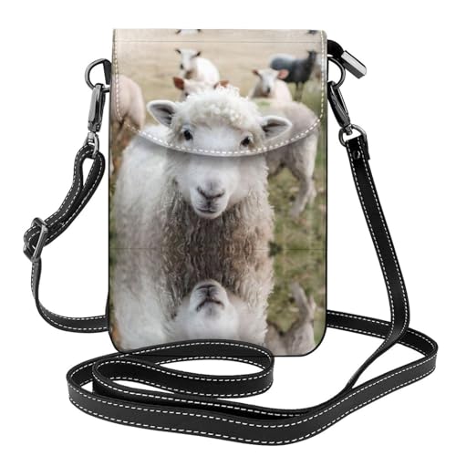 Sac à bandoulière mouton pour voyage et petites pochettes