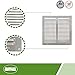 Amig - Square Premium Aluminium Grille with Mosquito Net 8x8
