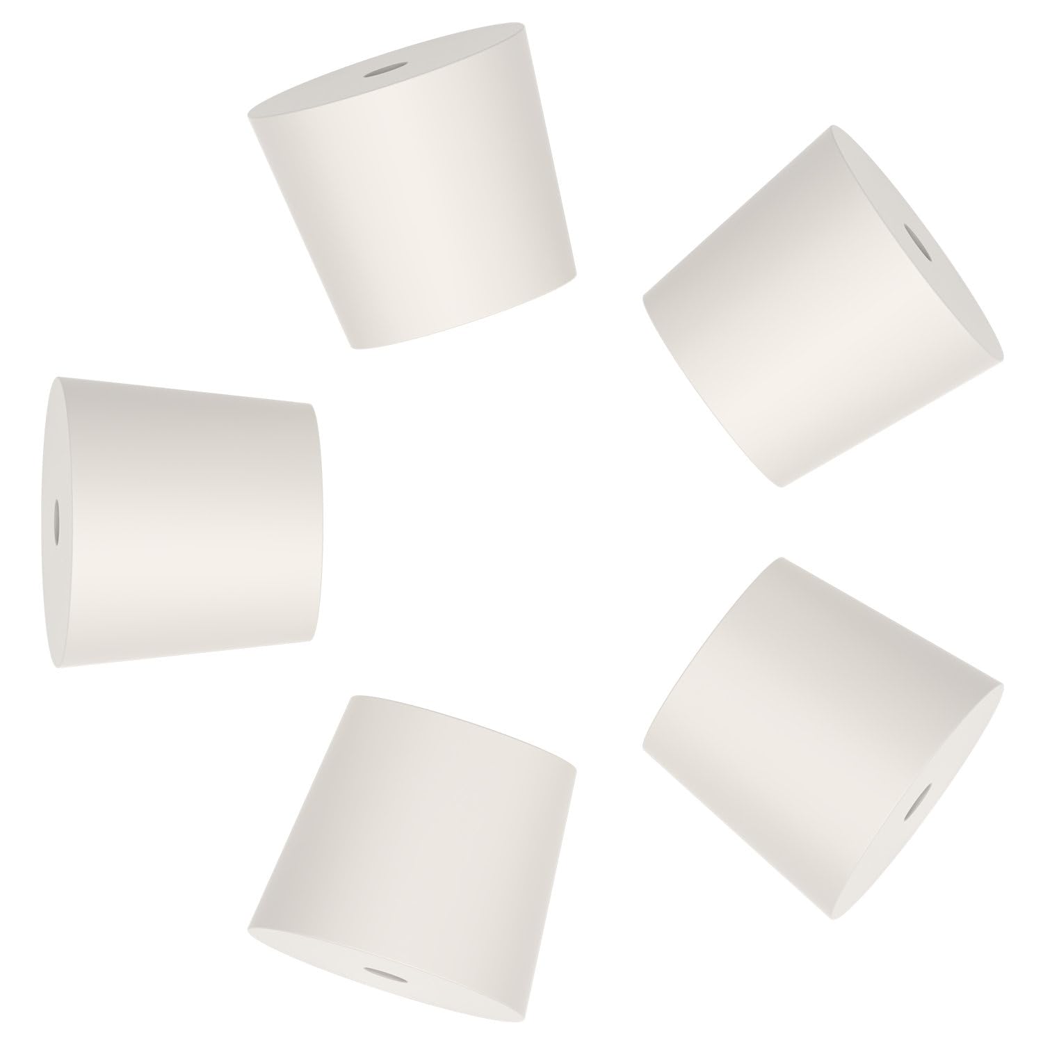 Tappi In Gomma Per Laboratorio StonyLab - Confezione Da 5 Pezzi, Foro 6mm, #6 - Foto 11