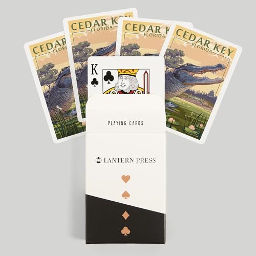 Baraja de cartas Poker Cedar Key Florida 52 cartas miniatura 6