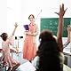 DIVINA VITAE Zeigestab Ausziehbar, Ausziehbare Hand Zeiger Finger Zeigestock, Teleskopstab Zeigestock, Teleskop Lehrer Zeiger für Klassenzimmer Persönliche Interaktion (Rosa)