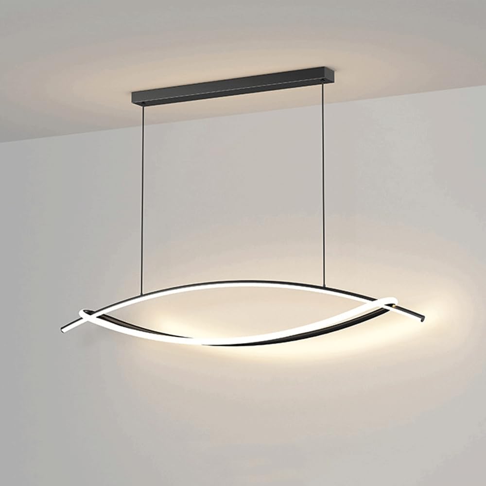 HYJAUSXB Ceiling Light Chandelier Modern Dining Room Fixing Device Variable LED Embedded Lamp Hanging Above The Linear Table Suitable for Living Corridor Study Din