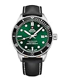  Swiss Military by Chrono Montre Homme Mouvement Quartz avec Bracelet Cuir Montre Homme analogique Argent SM34088.06