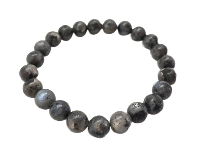 Bracelet en larvikite naturelle pour méditation et harmonie quotidienne des hommes