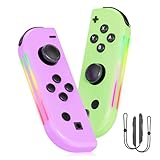 JoyPlay Manette de Switch L/R avec la console de Switch/Lite/OLED, Manette Switch sans fil...