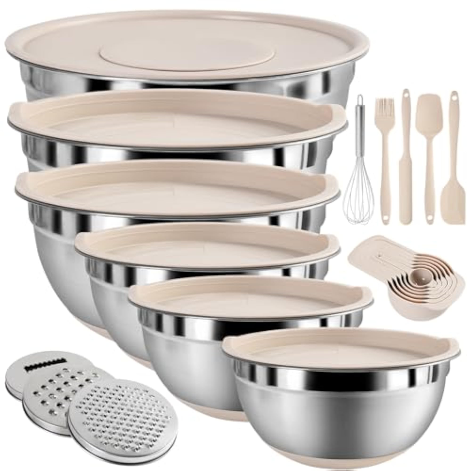 20 PCS Mixing Bowls with Airtight Lids Set