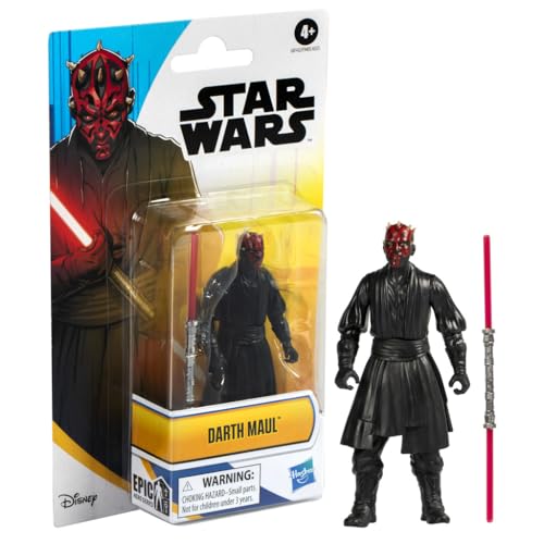 Star Wars Epic Hero Series Darth Maul 10-cm Action Figure, Black, 4 inches - Image 2
