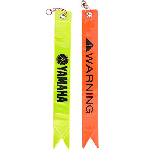 Image of R J VON Bike Radium Warning Tag for Yamaha (Pack of 2)
