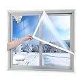 VOLLENC Window Insulation Kit for Winter, W55xH70cm(21.6x27.5in) Tear Resistant Weatherproofing Window Insulation Kits to Keep Cold Out, Double-Side Tape Included