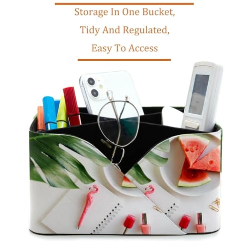 Organiseur de bureau pastèque à 4 compartiments pour stylos