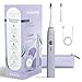 NEOPULSE NEOSONIC® Schallzahnbürste – Elektrische Zahnbürste mit 5 Modi &amp; 15 Intensitäten – 3 Monate Akkulaufzeit – 2-Minuten Timer &amp; 30-Sekunden Intervall – USB-C Ladung – 2 Bürstenköpfe – Violett