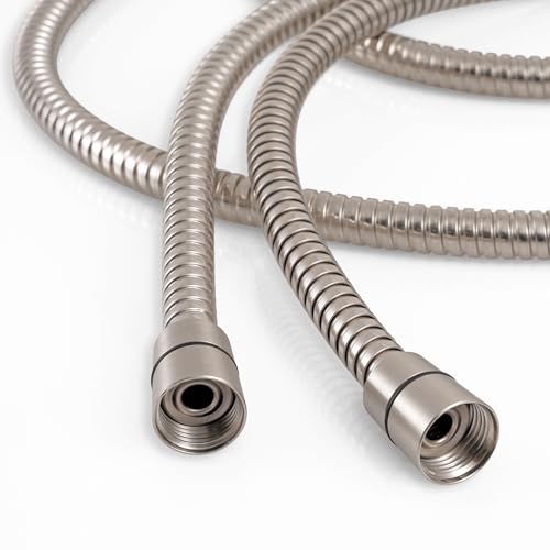 GwernKB Shower Hose 79In Long Stainless Steel Hose for Handheld Shower Head