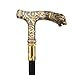 Golden Black Tiger Luxury Pattern Walking Stick Party Fashion Elegant Walking Stick Decorative Cospaly Cane Knob Crosier 90cm