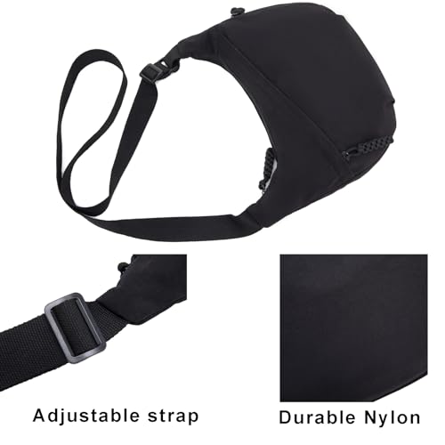 Image of Crescent Crossbody Bags for Women Nylon Travel Luna Hobo Bag Dumpling Purse