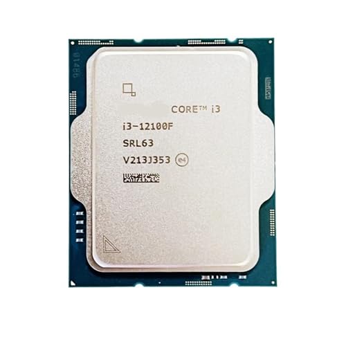Processeur Core i3 12100F 58 W LGA 1700 pour stabiliser un PC sans surchauffe