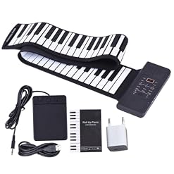 TOYANDONA 1 Ensemble 88 Rouleaux 88 Touches De Piano Piano Électronique Portable Clavier En Silicone Piano Instrument De Musique Piano Pour Débutant 88 Touches Piano Pliable 88 Touches - Les Beatles, Paul McCartney, John Lennon, RIngo Starr, George Harrison