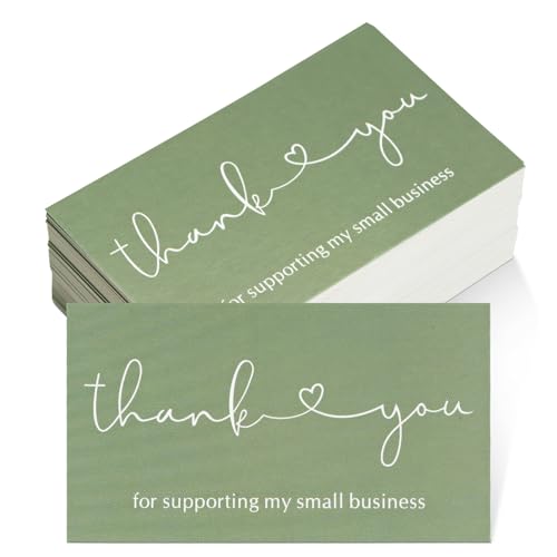 KINGLAKE Thank You Cards Small Business, Thank You Business Cards,