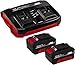Einhell Professional Akku-Laubsauger VENTURRO 36/240 Power X-Change (36 V, Saugleistung bis 740 m³/h, Fangsack 45 L, Blasfunktion bis 240 km/h, inkl. 2x 4,0 Ah Akku und Twincharger)