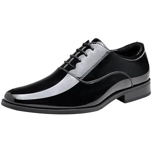 Jousen Mens Dress Shoes Formal Business Oxford Shoe Tuxedo Dress Shoes for Men