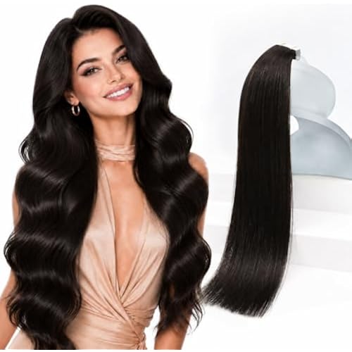 Sunny Hair Tape in Hair Extensiosn Human Hair Brown, 22inch