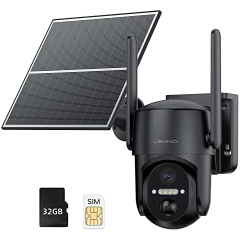 Cámara de Vigilancia Solar 4G/3G LTE LEMNOI Cover