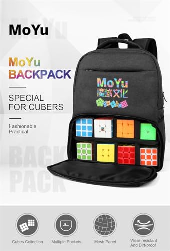 MOYU Backpack Shoulder Bag Hand Bag for 2x2 3x3 4x4 5x5 6x6 7x7 8x8 9x9 All Layers Magic Puzzle Cube Storage Collection2