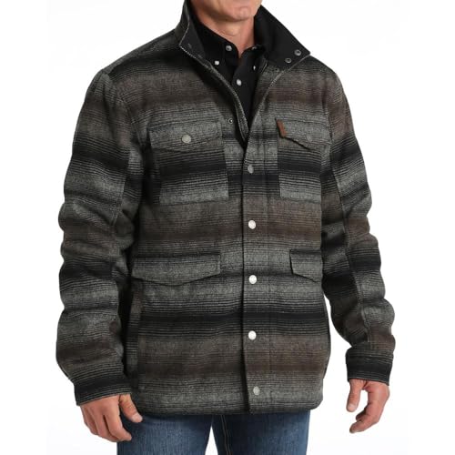 Cinch Men's Grey Wooly Ranch Coat