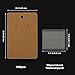 Temlum 100 Pcs Jewelry Display Cards with 100 Pcs Adhesive Pouches and Clear Bags, Necklace Earring Card Holders for Selling Jewelry Packaging Supplies (Brown)