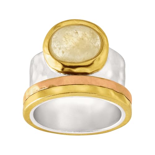 Kate Lynn “Silpada Metallic Mix Natural Citrine Ring