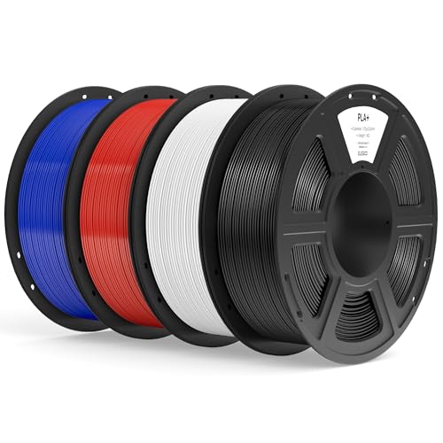 ELEGOO Filamento PLA+ 1.75 4KG Negro Blanco Rojo Azul