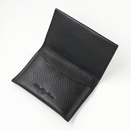 Slip-On IAZ-4504-BK Business Card Holder, AZ, Name Card Case, Leather, Italian Leather