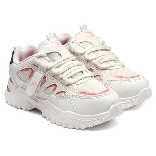 Image of ASIAN Women FLORA-01 Running and Casual wear Running Shoes with Laces, Lightweight and Comfortable Shoes Gym and Sports Shoes for Women & Girls with Stylish Design