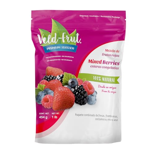 Consejos para Comprar Frutas al mejor precio. 25 Veld-Fruit Mix de Berries Congelados Veld-Frut, 454grs (Congelado)