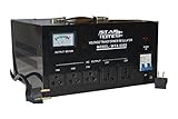 Starlite 5000 Watt Step Up/ Down Voltage Converter Transformer WTX-5000, 5 Year Warranty, Fuse Prote
